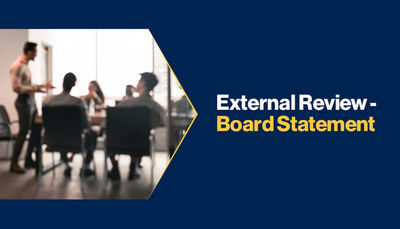 External Review - Board Statement