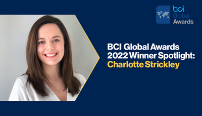BCI Global Awards 2022 &ndash; Winner Spotlight: Charlotte Strickley