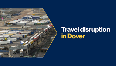 Travel disruption in Dover