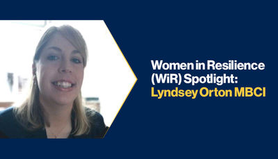 Women in Resilience (WiR) Spotlight: Lyndsey Orton MBCI