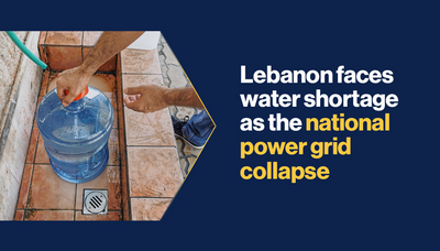 Lebanon faces water shortage as the national power grid collapse