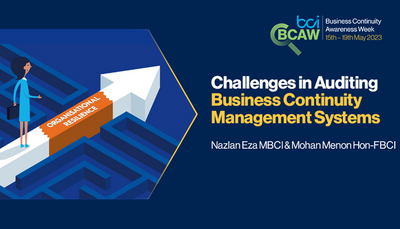 Challenges in Auditing Business Continuity Management Systems