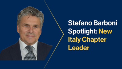 Stefano Barboni Spotlight: New Italy Chapter Leader