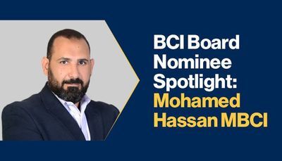 BCI Board Nominee Spotlight: Mohamed Hassan MBCI