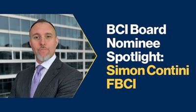 BCI Board Nominee Spotlight: Simon Contini FBCI