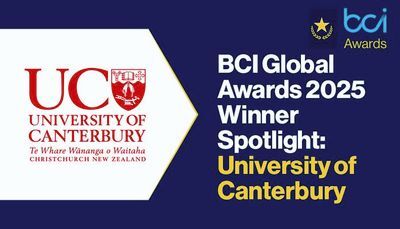 BCI Global Awards 2025 Winner Spotlight: University of Canterbury