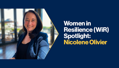 Women in Resilience (WiR) Spotlight: Nicolene Olivier