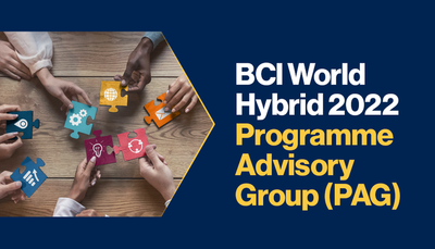 BCI World Hybrid 2022 - Programme Advisory Group (PAG) announced