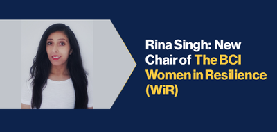 Rina Singh: Newly appointed Chair of BCI WiR