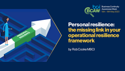 Personal resilience: the missing link in your operational resilience framework