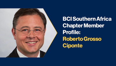 BCI Southern Africa Chapter Member Profile: Roberto Grosso Ciponte