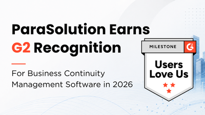 ParaSolution Recognized as a High Performer on the G2 Grid® for Business Continuity Management Software