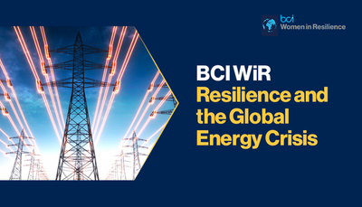 BCI Women in Resilience (WiR) article - Resilience and the Global Energy Crisis; watt&rsquo;s going on?