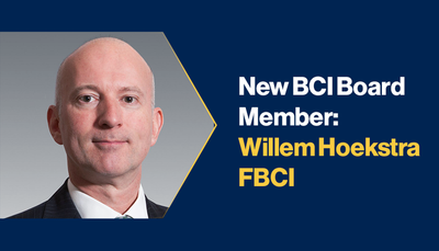 New BCI Board Member: Willem Hoekstra FBCI