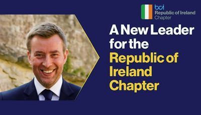 A New Leader for the Republic of Ireland Chapter: Welcome Colm Gayton MBCI