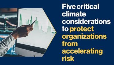 Facing the Heat: Five Critical Climate Considerations to Protect Organizations From Accelerating Ris