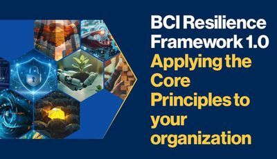BCI Resilience Framework 1.0: Adaptability, Cyclical Management, and Applying the Core Principles to