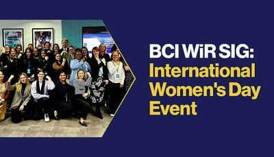 BCI Women in Resilience Special Interest Group: International Women's Day Event
