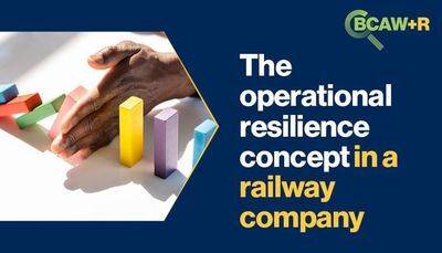 The Operational Resilience Concept in a Railway Company