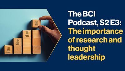The BCI Podcast, S2 E3: The importance of research and thought leadership for shaping the future of