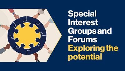 Special Interest Groups and Forums: Exploring the potential
