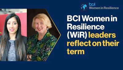 BCI Women in Resilience (WiR) leaders reflect on their term