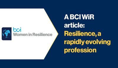 A BCI WiR article: Resilience, a rapidly evolving profession